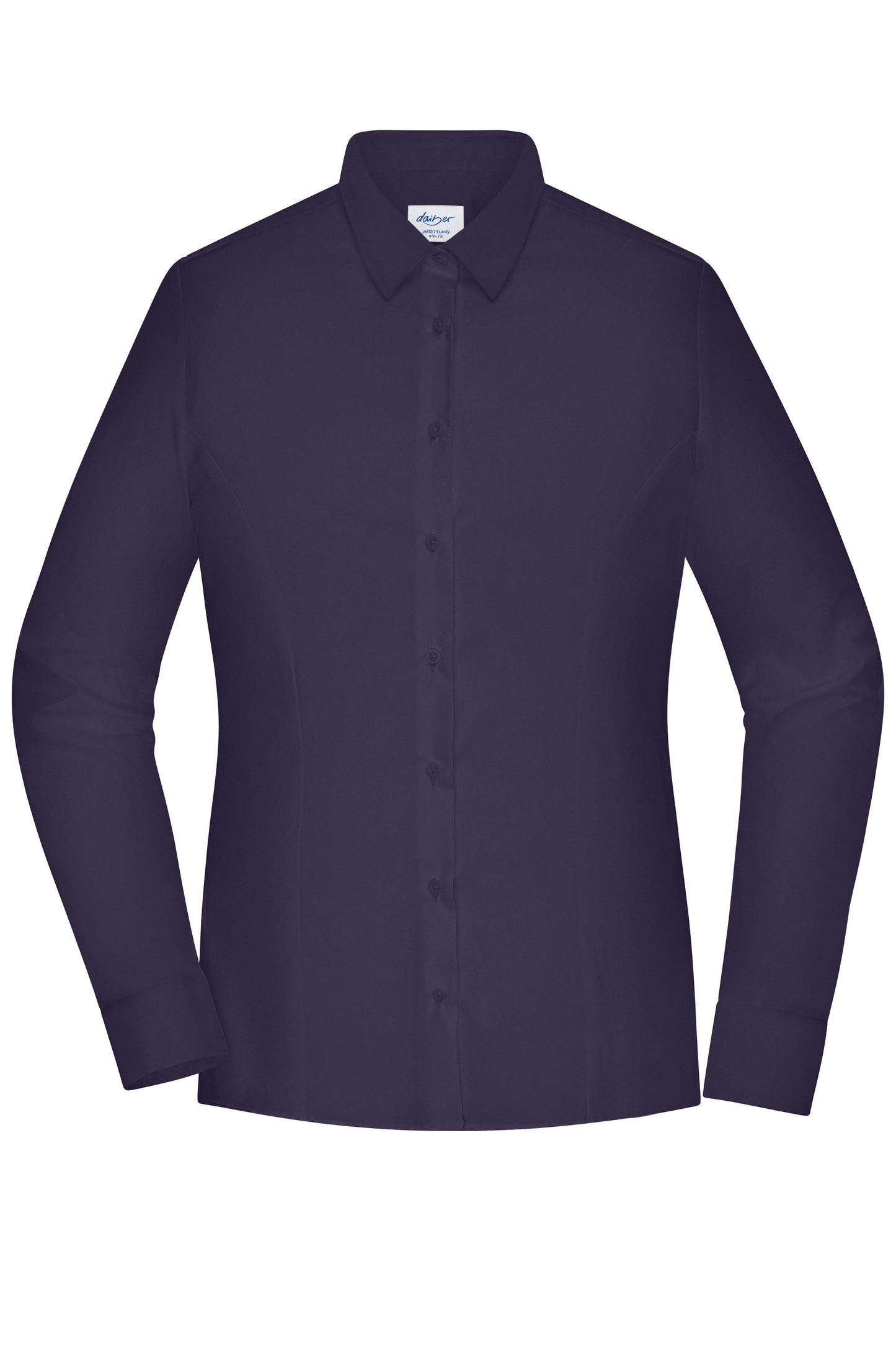Ladies' Shirt - SLIM FIT - 100g/m² (deep-purple)