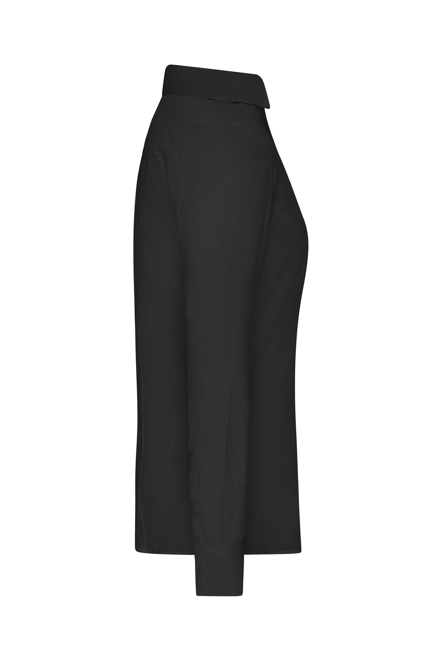 Ladies' Shirt - SLIM FIT - 100g/m² (black)