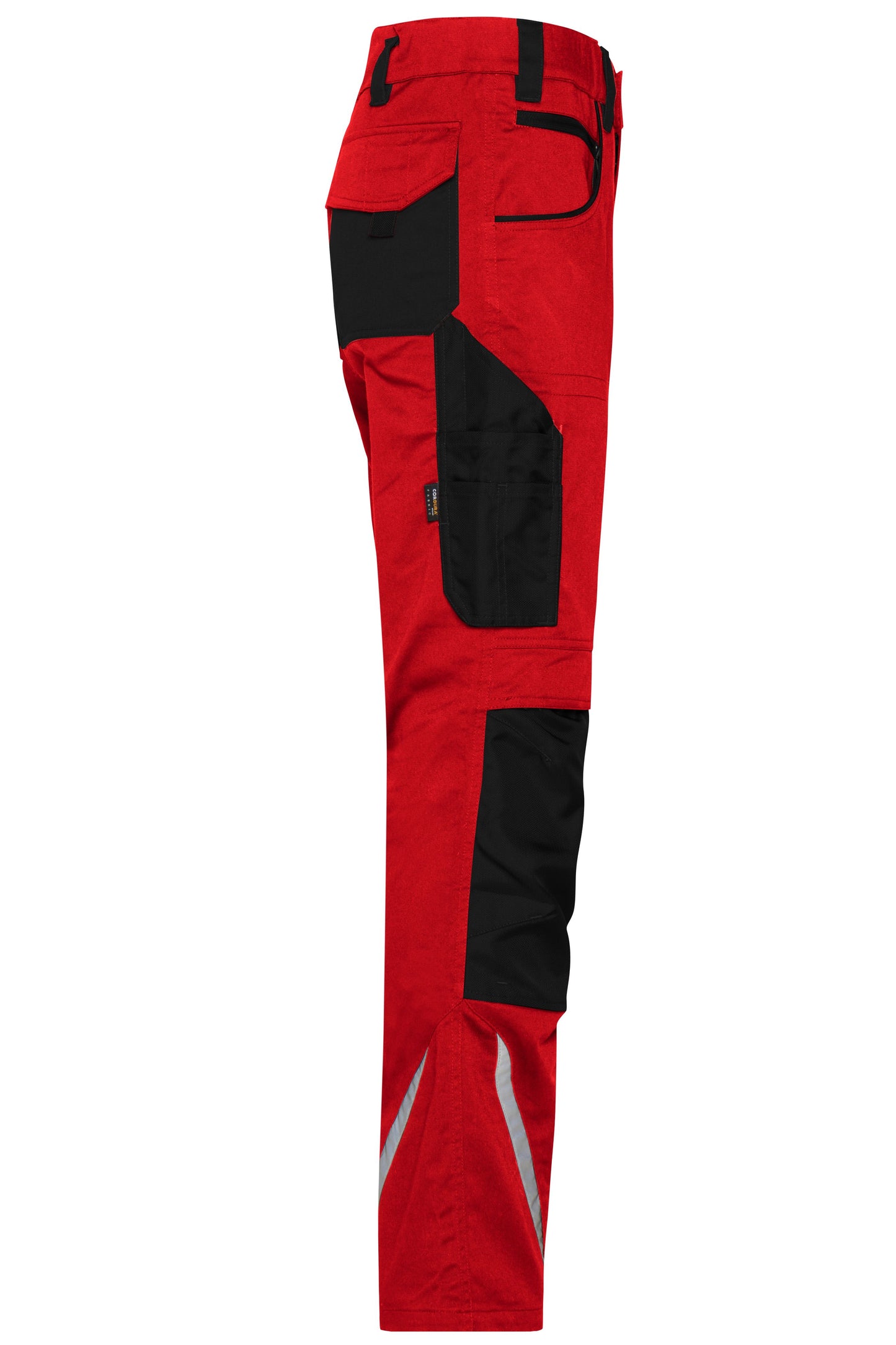 Workwear Pants Slim Line - STRONG - (red/black)