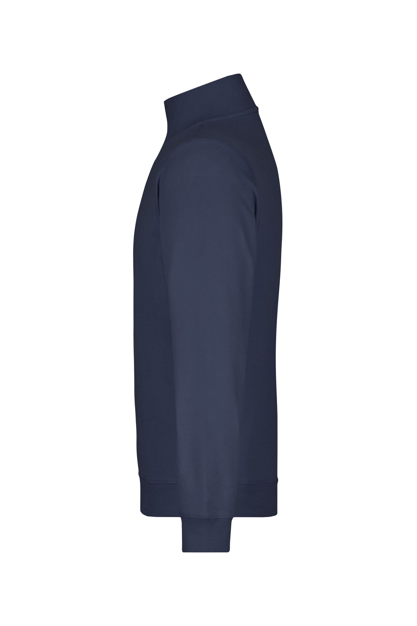 Round-Neck Zip 300g/m² (navy)