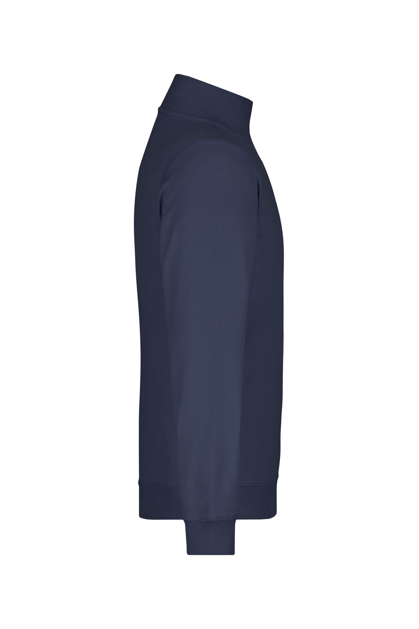 Round-Neck Zip 300g/m² (navy)