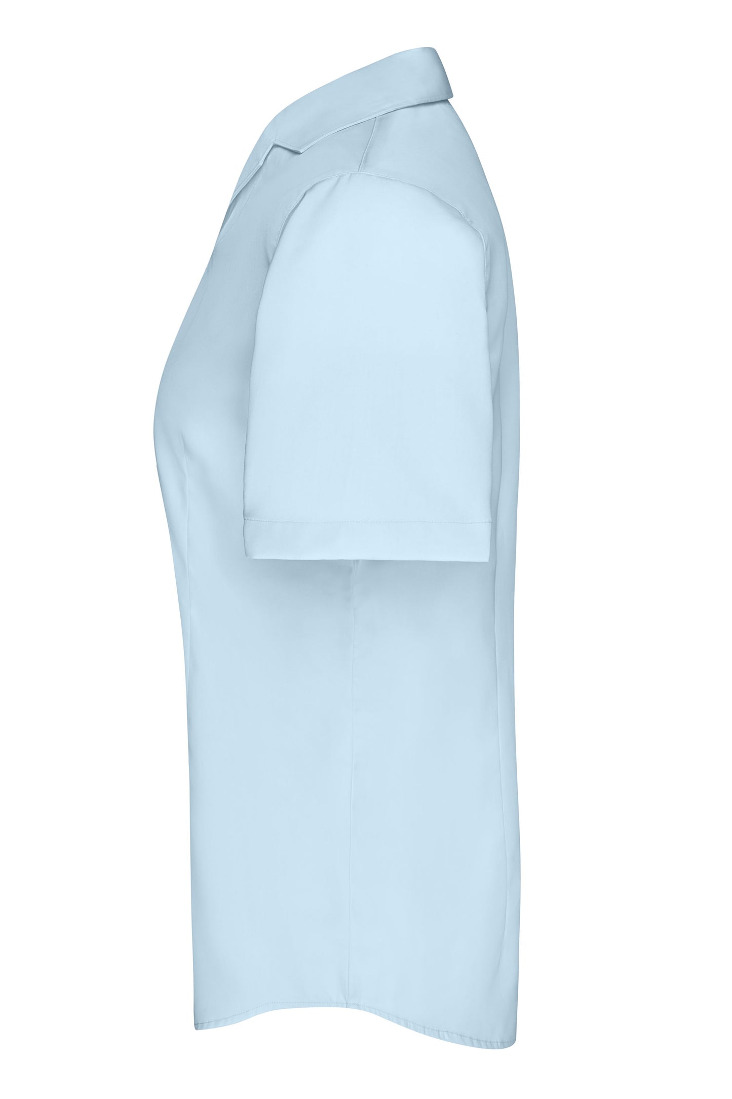 Ladies' Business Blouse Short-Sleeved 120 g/m² (light-blue)