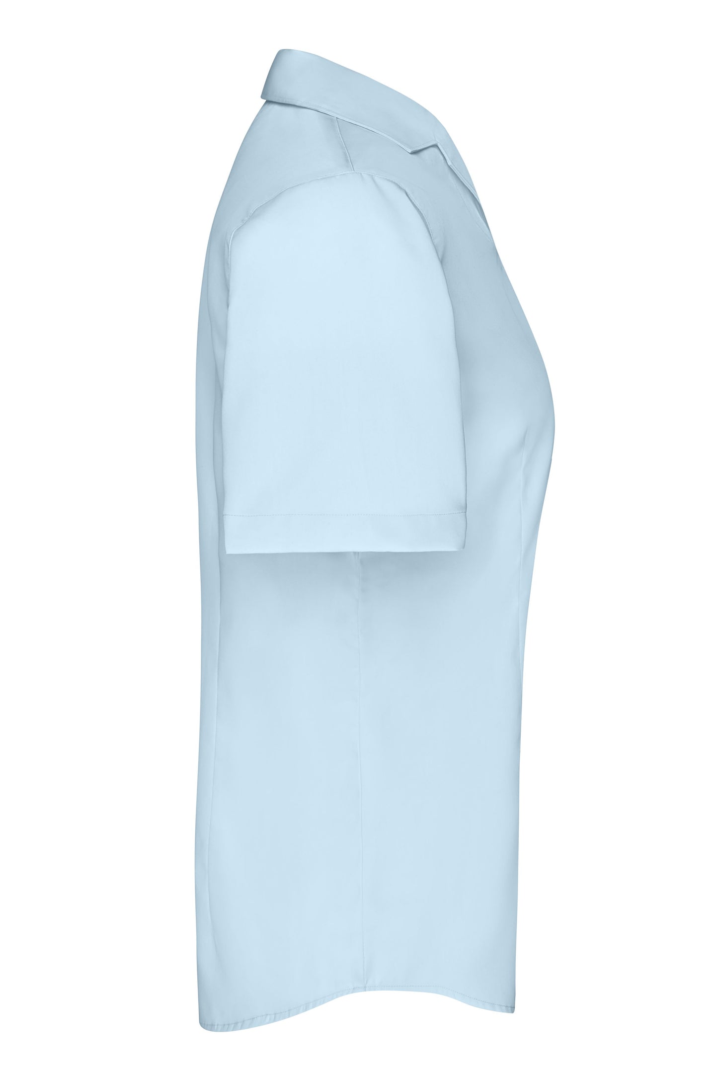 Ladies' Business Blouse Short-Sleeved 120 g/m² (light-blue)