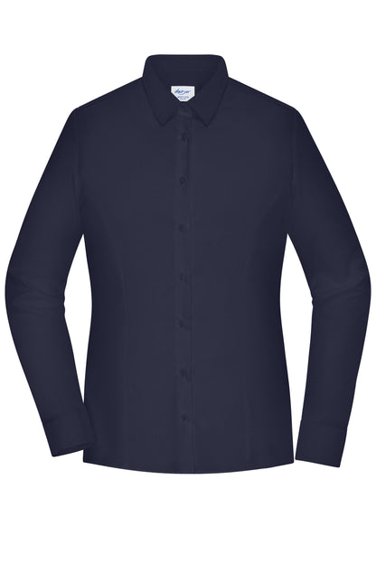 Ladies' Shirt - SLIM FIT - 100g/m² (navy)