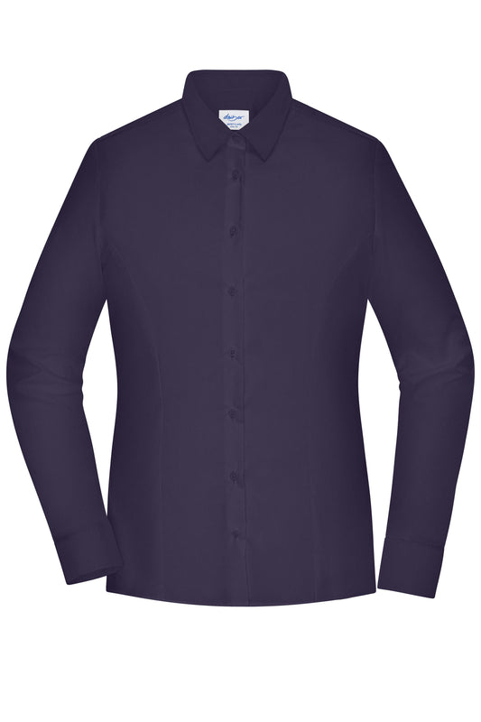 Ladies' Shirt - SLIM FIT - 100g/m² (deep-purple)