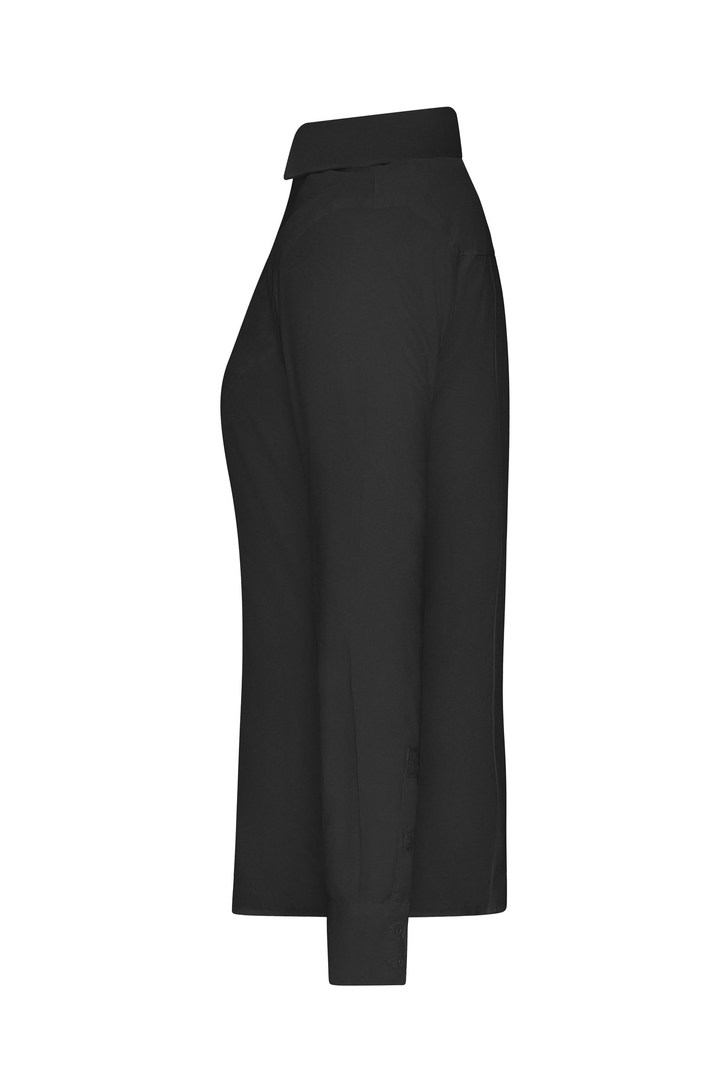 Ladies' Shirt - SLIM FIT - 100g/m² (black)