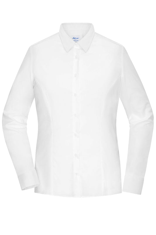 Ladies' Shirt - SLIM FIT - 100g/m² (white)