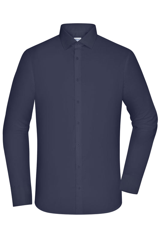 Men's Shirt - SLIM FIT - 100g/m² (navy)