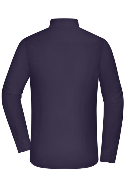 Men's Shirt - SLIM FIT - 100g/m² (deep-purple)