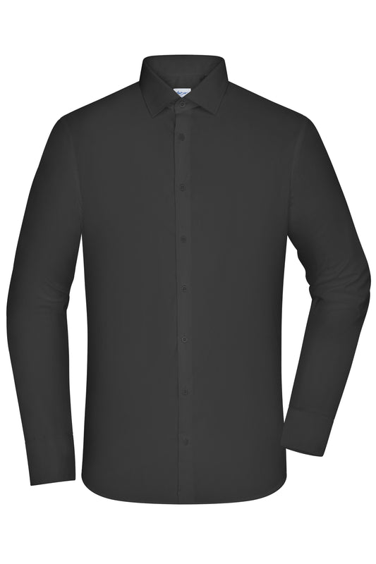 Men's Shirt - SLIM FIT - 100g/m² (black)