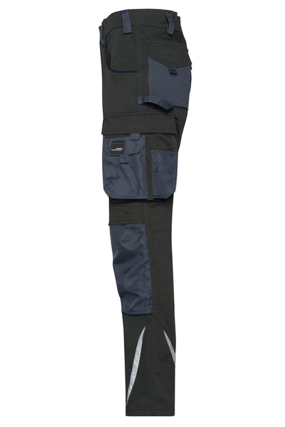 Workwear Pants Slim Line - STRONG - (black/carbon)