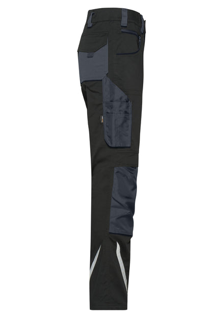 Workwear Pants Slim Line - STRONG - (black/carbon)