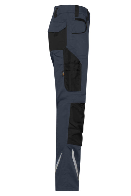 Workwear Pants Slim Line - STRONG - (carbon/black)