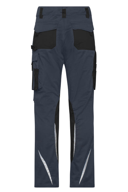 Workwear Pants Slim Line - STRONG - (carbon/black)