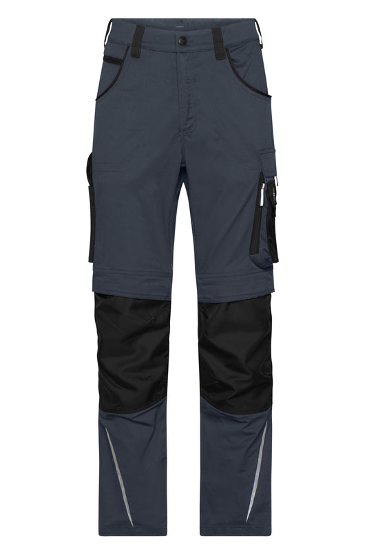 Workwear Pants Slim Line - STRONG - (carbon/black)