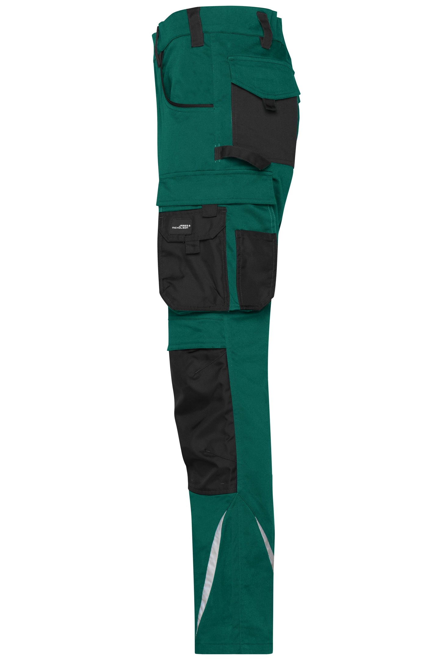 Workwear Pants Slim Line - STRONG - (dark-green/black)