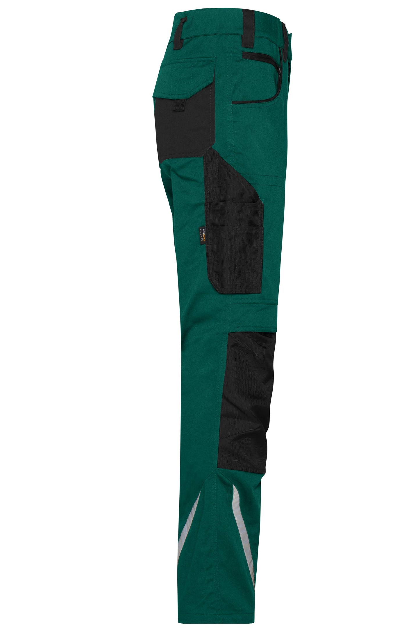 Workwear Pants Slim Line - STRONG - (dark-green/black)