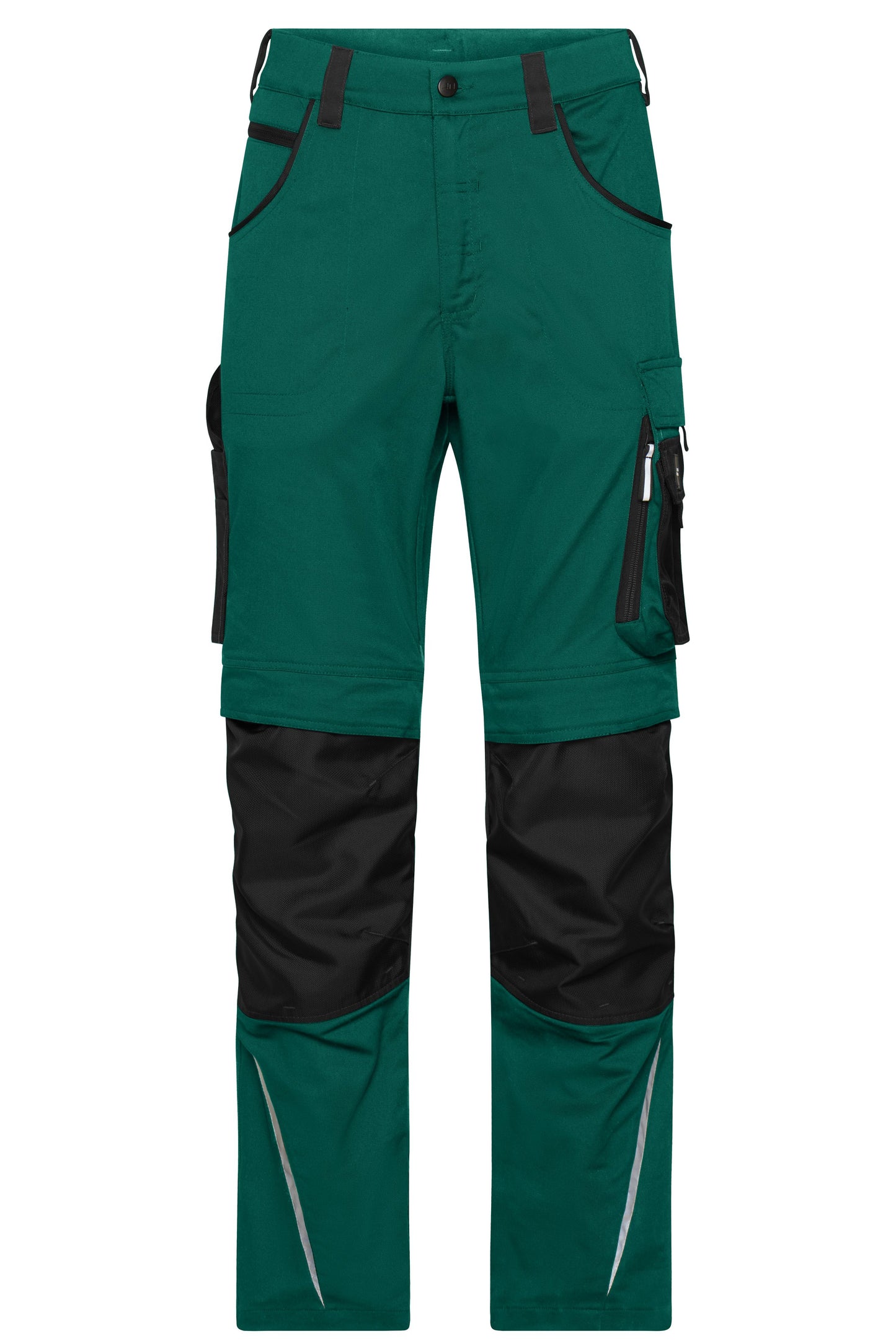 Workwear Pants Slim Line - STRONG - (dark-green/black)