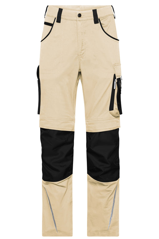 Workwear Pants Slim Line - STRONG - (stone/black)