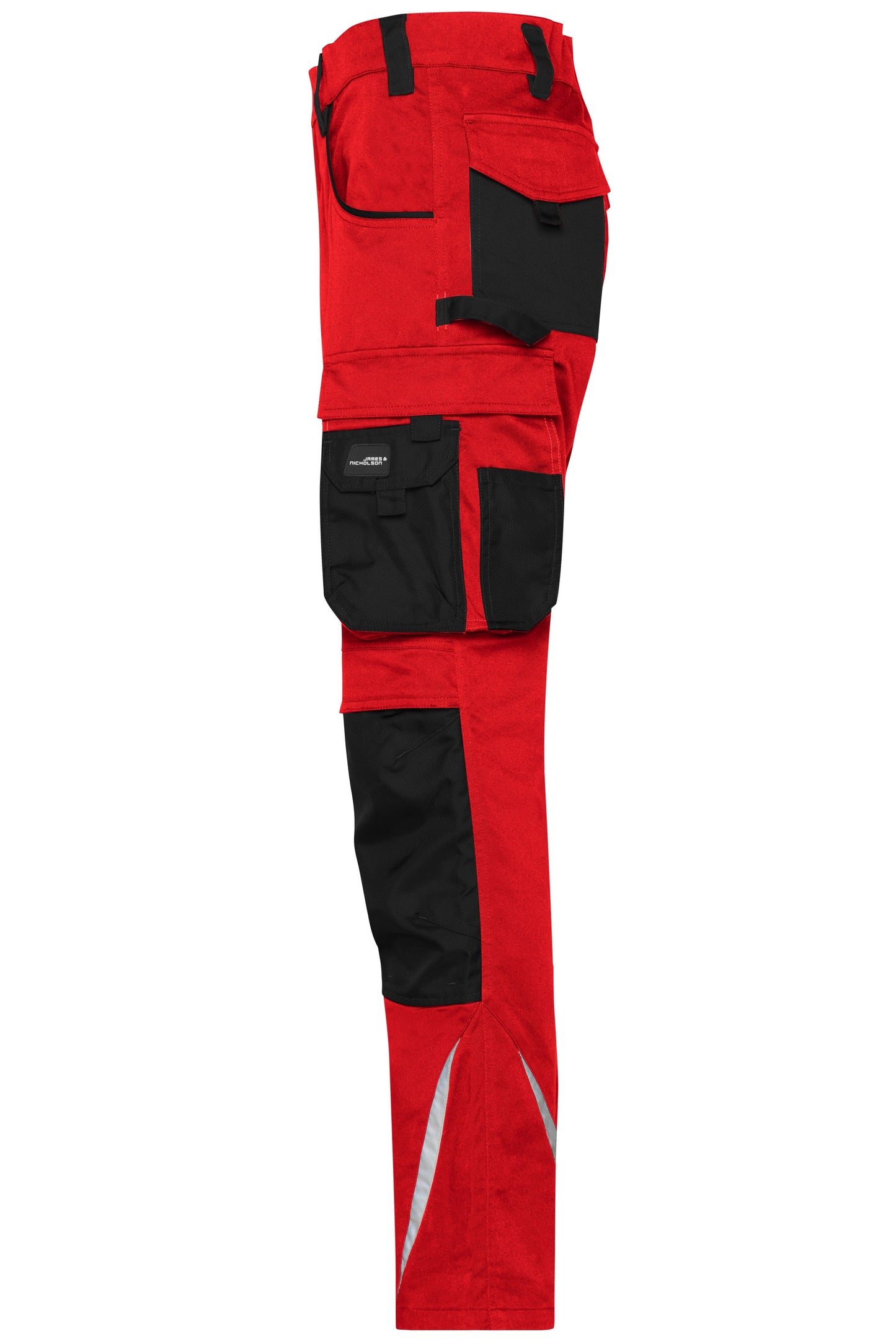 Workwear Pants Slim Line - STRONG - (red/black)