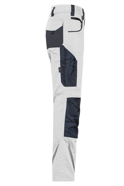 Workwear Pants Slim Line - STRONG - (white/carbon)