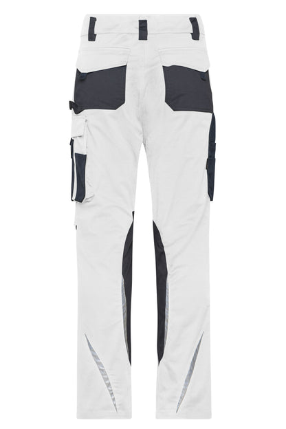 Workwear Pants Slim Line - STRONG - (white/carbon)
