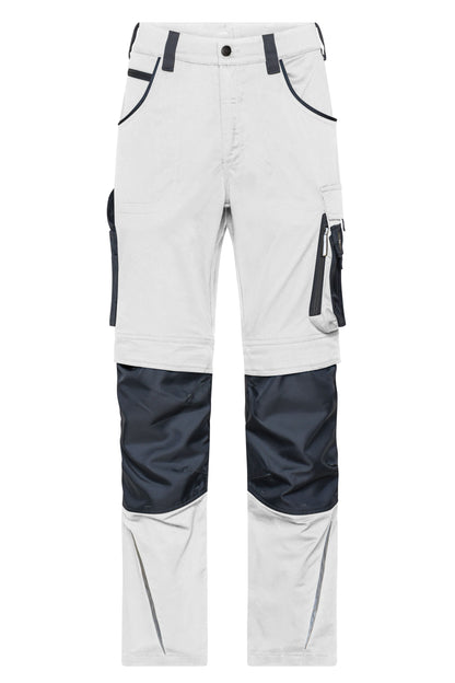 Workwear Pants Slim Line - STRONG - (white/carbon)