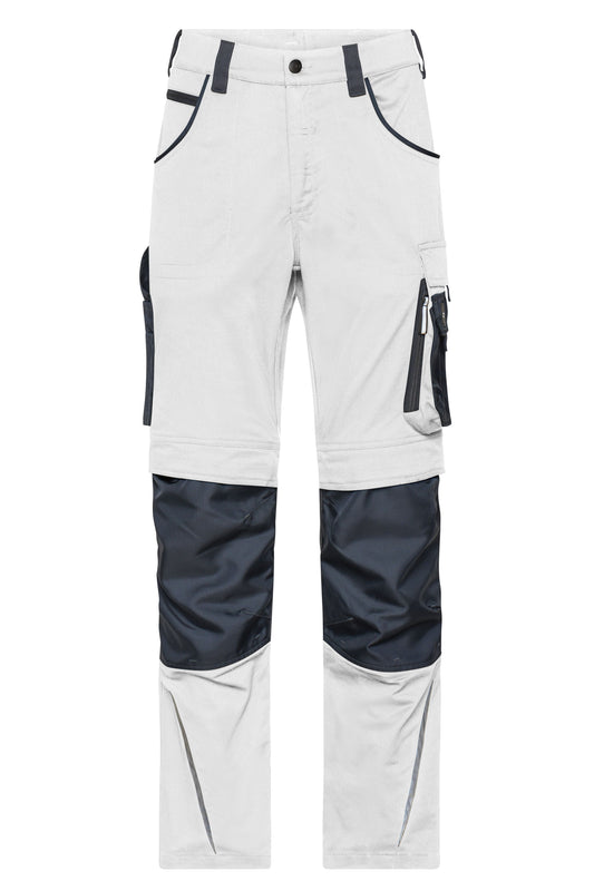 Workwear Pants Slim Line - STRONG - (white/carbon)