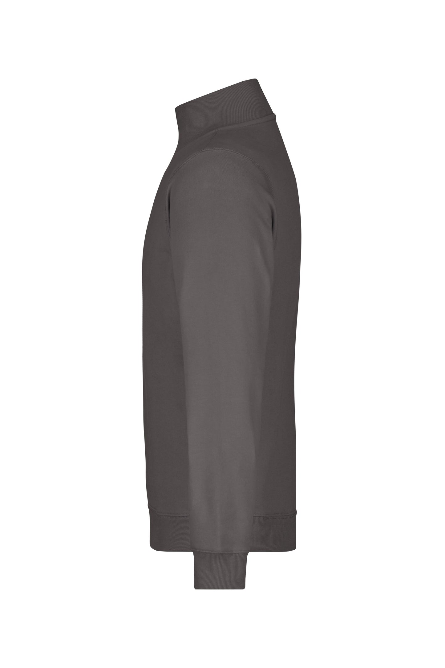 Round-Neck Zip 300g/m² (carbon)