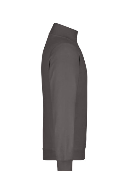 Round-Neck Zip 300g/m² (carbon)