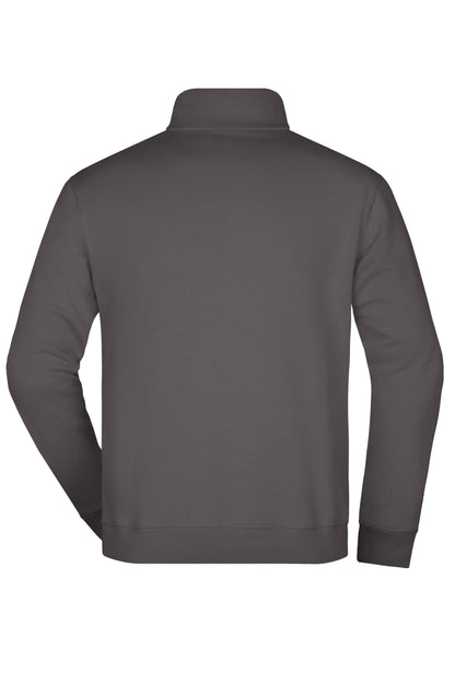 Round-Neck Zip 300g/m² (carbon)
