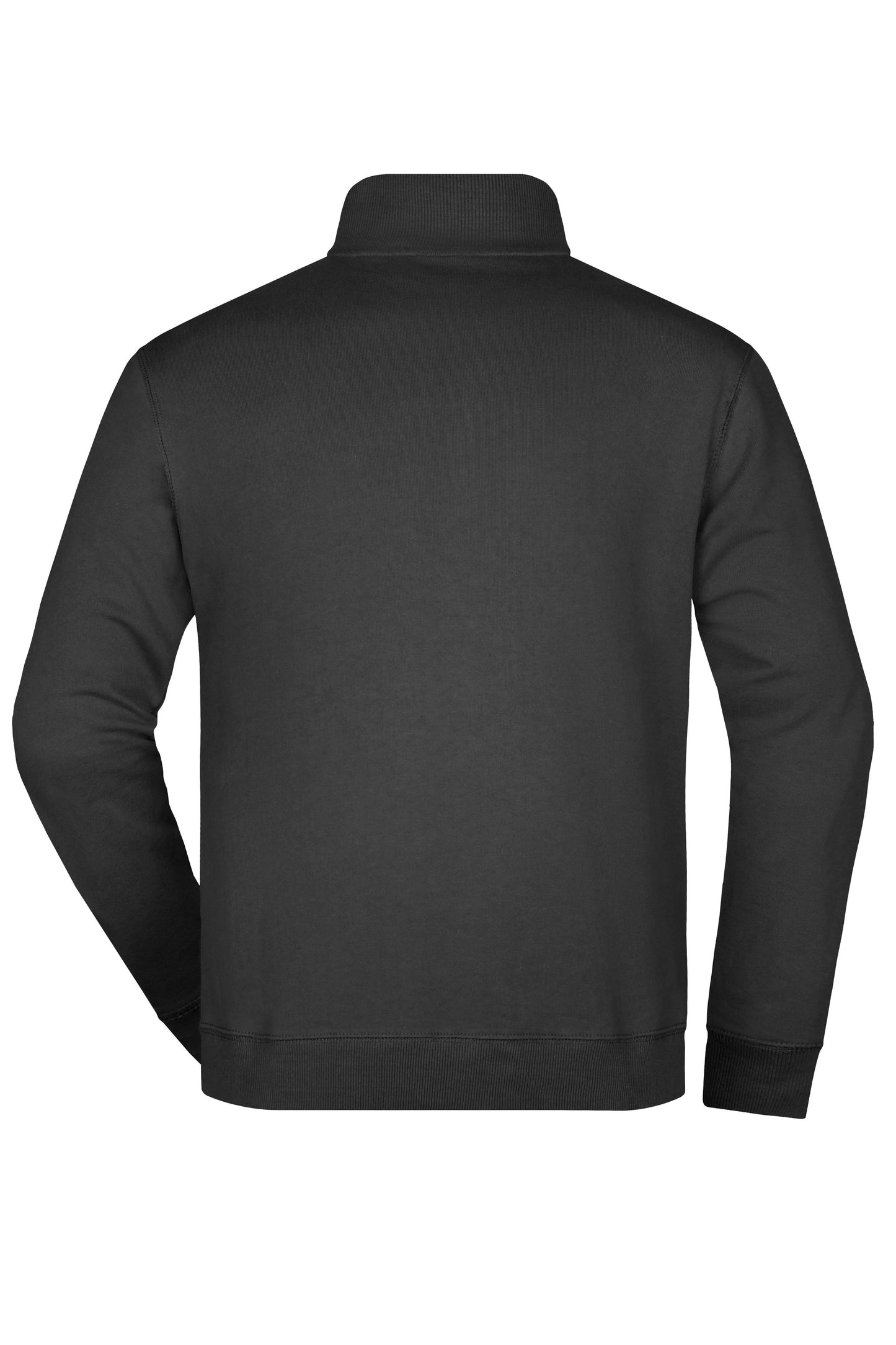 Round-Neck Zip 300g/m² (black)