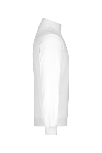 Round-Neck Zip 300g/m² (white)