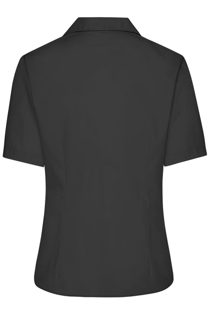 Ladies' Business Blouse Short-Sleeved 120 g/m² (black)