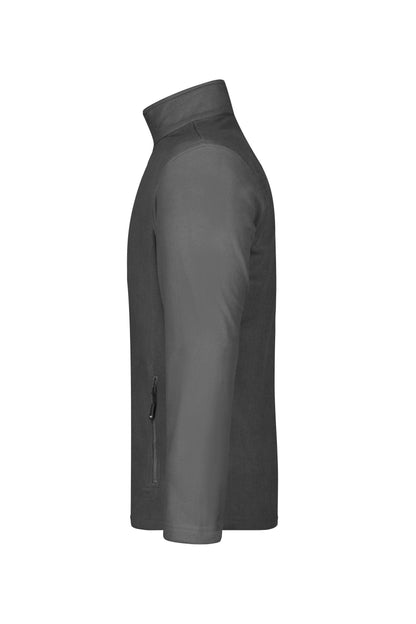 Men's Basic Fleece Jacket 220g/m² (carbon)