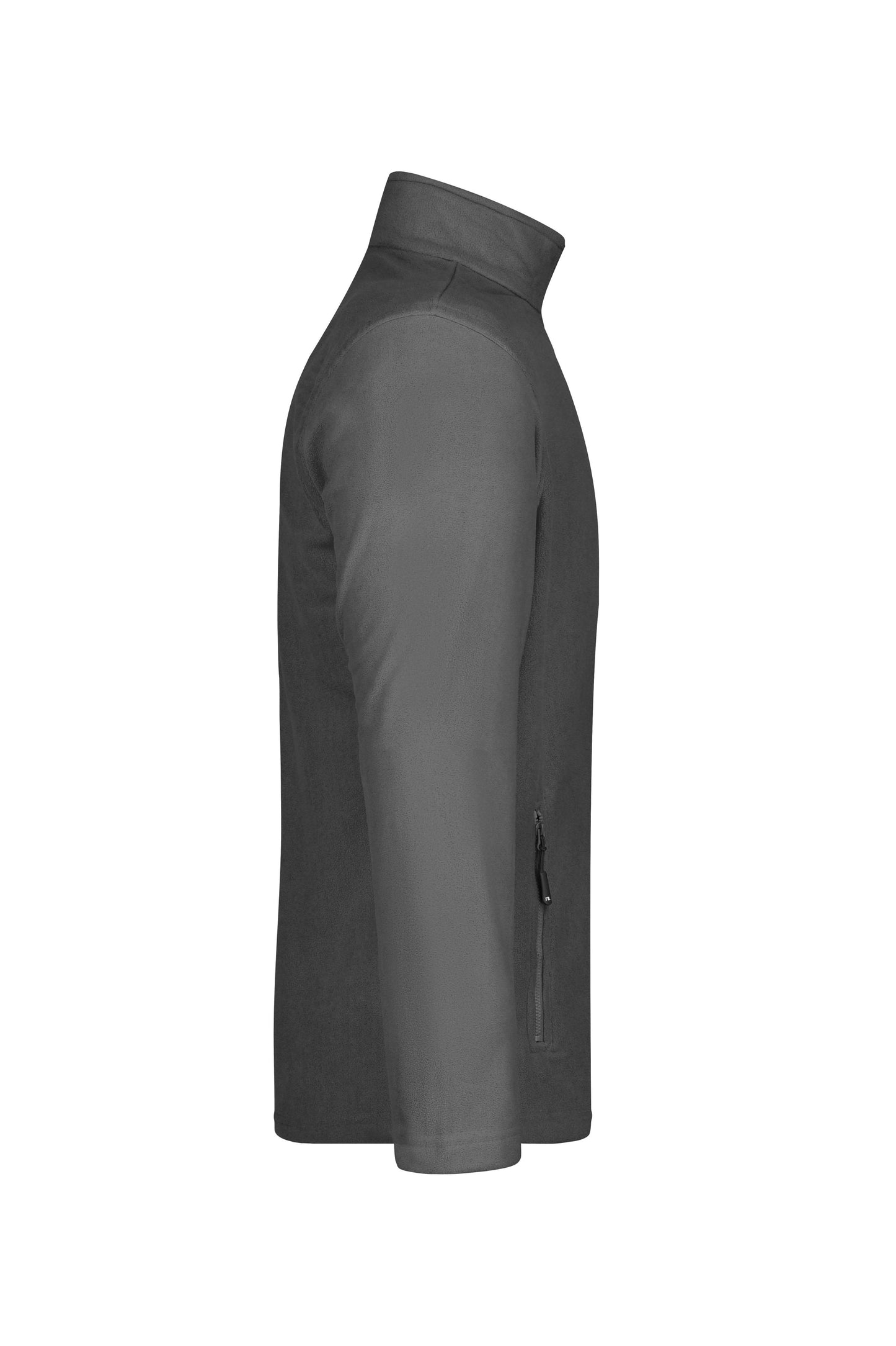 Men's Basic Fleece Jacket 220g/m² (carbon)