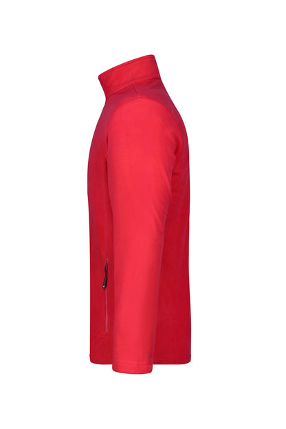Men's Basic Fleece Jacket 220g/m² (red)