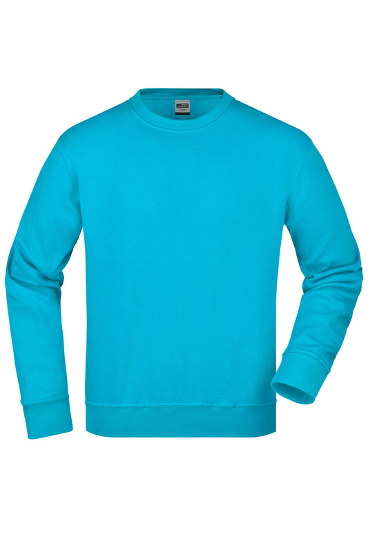 Rundhals-Pullover 290g/m² (turquoise)