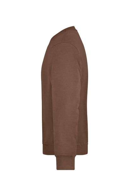 Rundhals-Pullover 290g/m² (brown)