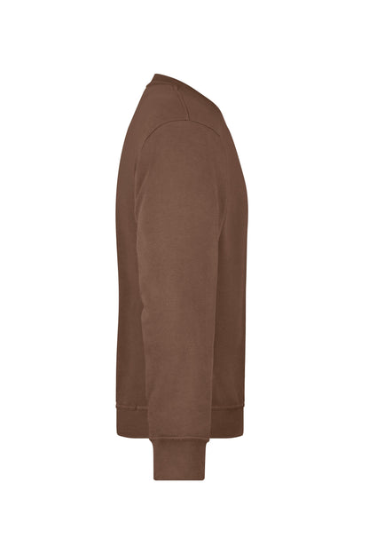 Rundhals-Pullover 290g/m² (brown)