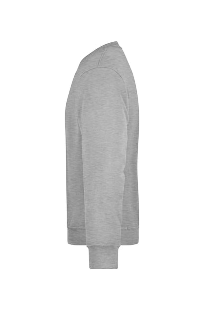Rundhals-Pullover 290g/m² (grey-heather)