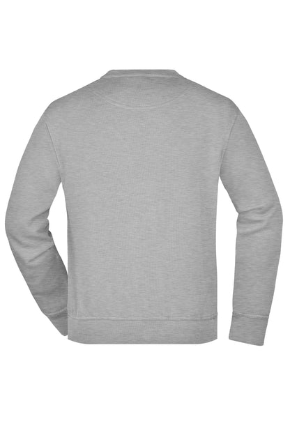 Rundhals-Pullover 290g/m² (grey-heather)